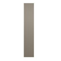 Painel Ripado MDF Modular Gris Fosco