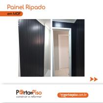 Painel ripado mdf prem rp30 preto mapaf 150x100x2700