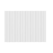 Painel Ripado Milla Branco Mdf 80cm Carraro Painel Ripado Milla Branco Mdf 80cm Carraro