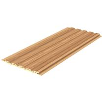 Painel Ripado Modaza WPC Teca 16,7 x 285 cm Painel Ripado Modaza WPC Teca 16,7 x 285 cm
