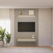 Painel Ripado Modular 1,80m Nicho Curvo Led Linea Brasil Painel Ripado Modular 1,80m Nicho Curvo Led Linea Brasil