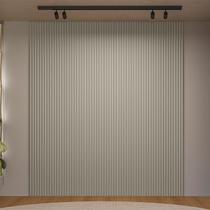 Painel Ripado Modular 2.2 Linea Brasil Marrom/Gris Fosco