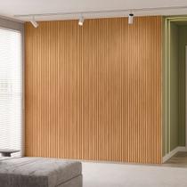 Painel Ripado Modular 2,50x2,58cm (6,45m²) Marrom/Nature Fosco Linea Brasil Painel Ripado Modular 2,50x2,58cm (6,45m²) Marrom/Nature Fosco Linea Brasil