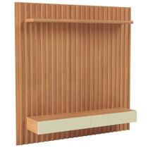 Painel Ripado Para TV 65 Pol 2 Gavetas 183cm Baraka D03 Freijó Off White - Lyam Decor Painel Ripado Para TV 65 Pol 2 Gavetas 183cm Baraka D03 Freijó Off White - Lyam Decor