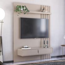 Painel Ripado para TV até 50 Polegadas 144,4cmx180cm 2 Portas Otto