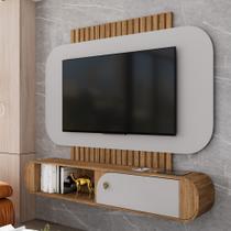 Painel Ripado para TV Até 55 Polegadas 1 Porta Jurerê Bechara