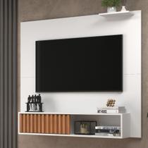 Painel Ripado para TV até 55 Polegadas 1 Porta Tucson J Carvalho Painel Ripado para TV até 55 Polegadas 1 Porta Tucson J Carvalho