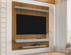 Painel Ripado para TV Até 60 Polegadas Impressão Ripada 3D Leme