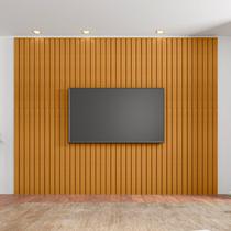 Painel Ripado para TV até 75 Polegadas 100% MDF 230CMX220CM Roma