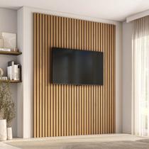 Painel Ripado para TV até 75 Polegadas 200cmx250cm Aruá CabeCasa MadeiraOriginals