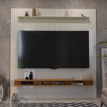 Painel Ripado para TV Até 75 Polegadas Intense com Nicho 229cm Painel Ripado para TV Até 75 Polegadas Intense com Nicho 229cm