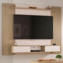 Painel Ripado para TV até 75 Polegadas MDF 176cmx135cm 2 Portas de Correr Nevada Painel Ripado para TV até 75 Polegadas MDF 176cmx135cm 2 Portas de Correr Nevada