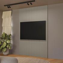 Painel Ripado para TV até 75 Polegadas MDF 180cmx250cm Modular Painel Ripado para TV até 75 Polegadas MDF 180cmx250cm Modular