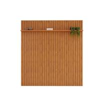Painel Ripado para TV até 75 Polegadas MDF 223cmx240cm 1 Prateleira Trento Painel Ripado para TV até 75 Polegadas MDF 223cmx240cm 1 Prateleira Trento
