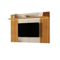 Painel Ripado para TV até 80 Polegadas MDF 220cmx135cm Supreme