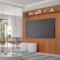 Painel Ripado para TV até 84 Polegadas 100% MDF 230cmx220cm Maragogi Painel Ripado para TV até 84 Polegadas 100% MDF 230cmx220cm Maragogi