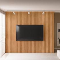 Painel Ripado para TV até 84 Polegadas 100% MDF 297CMX250CM Modular 3.0 Painel Ripado para TV até 84 Polegadas 100% MDF 297CMX250CM Modular 3.0