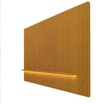 Painel Ripado para TV até 90 Polegadas com LED 100% MDF 280cmx250cm Nobre