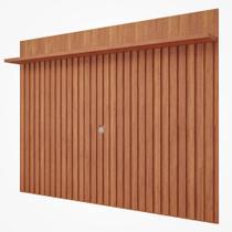 Painel Ripado Permobili Trend MDF com prateleiras