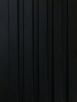 Painel Ripado Poliestireno Black Piano - Novidade placa com 0,45m²