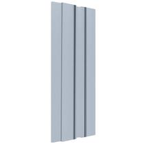 Painel Ripado Poliestireno EspaçoWall Cinza 12,2cm x 260cm