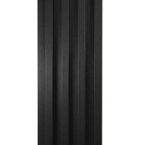 Painel Ripado Prime Madeira PVC Preto Fosco 2,9m x 16cm