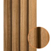 Painel Ripado Prime Madeira PVC Teca Fina 2,9m x 16cm