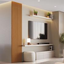 Painel Ripado Toronto 2,50x0,58x3,3mm(1,45)m² Ecorevest