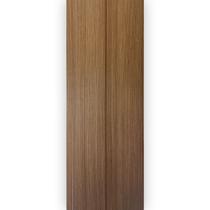 Painel Ripado WPC Interno Lambri Liso Cor: Nogueira 290cm x 19,8cm (0.58m²)