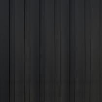 Painel Ripado Wpc Interno Wide Cor: Preto 2,90m x 19cm (0,55m²)