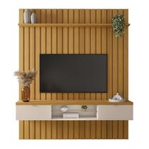 Painel Ripado You Illusion 1.8 Cinamomo/Off White para TV até 70” - HB Móveis Painel Ripado You Illusion 1.8 Cinamomo/Off White para TV até 70” - HB Móveis