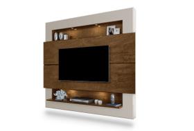 Painel Riviera 2,17 Para TV Ate 75' Malbec/Off White Luapa Moveis