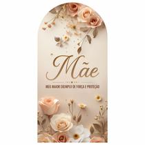 Painel Romano Dia Das Mães Florais 200x100cm Painel Romano Dia Das Mães Florais 200x100cm