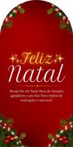 Painel Romano Feliz Natal Papai Noel Festa Natalina 200x100 cm