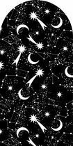 Painel Romano Sublimado Celestial estrelas constelações lua com Elástico 100x200cm Painel Romano Sublimado Celestial estrelas constelações lua com Elástico 100x200cm