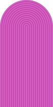 Painel Romano Tecido Veste Fácil Ripado Rosa Pink 100x200cm