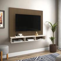Painel Sala De Estar Estante De Parede P/ TV Até 50" Smart Nicho Decorativo G2 Plus