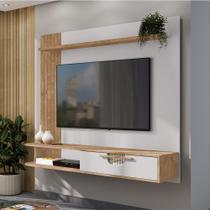 Painel Sala Jeri para Tv até 50 Polegadas Cinamomo/off-white