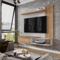 Painel Sala Paraty para Tv até 55 Polegadas 1 Porta Cinamomo/off-white