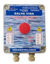 Painel Salva Vida - Botão Pânico, exigida pela NBR 10399, Marca DC Elétrica Painel Salva Vida - Botão Pânico, exigida pela NBR 10399, Marca DC Elétrica
