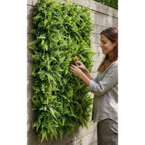 Painel Samambaia Artificial 60x40cm: Jardim Vertical Premium