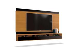 Painel Savoy 1.6 65" Cedro Natural/Preto