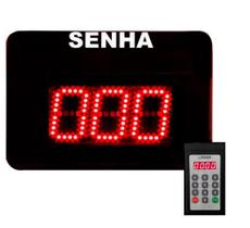 Painel Senha aleatória 3 Dígitos de 7 cm - com Teclado Painel Senha aleatória 3 Dígitos de 7 cm - com Teclado