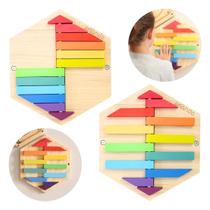 Painel Sensorial Colmeia Barras Horizontais Brinquedos Educativos Inclusão Painéis de Parede Infantil Criando Criança