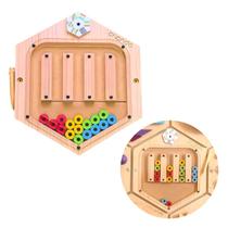 Painel Sensorial Colmeia Lógico Brinquedo Educativo de Parede Criando Painel Sensorial Colmeia Lógico Brinquedo Educativo de Parede Criando