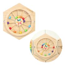 Painel Sensorial Colmeia Roda Gigante Brinquedos Educativos Infantil Inclusão Painéis de Parede Criando Criança