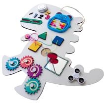 Painel Sensorial Dino Brinquedo Autistas Educativo 4 Anos Painel Sensorial Dino Brinquedo Autistas Educativo 4 Anos