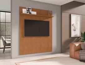 Painel Siena 160cm c/ Prateleira Cedro Painel Siena 160cm c/ Prateleira Cedro