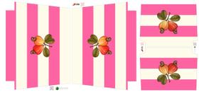 Painel Sintético Doll Kit Praia Rosa Caju