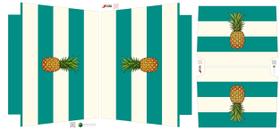 Painel Sintético Doll Kit Praia Verde Abacaxi